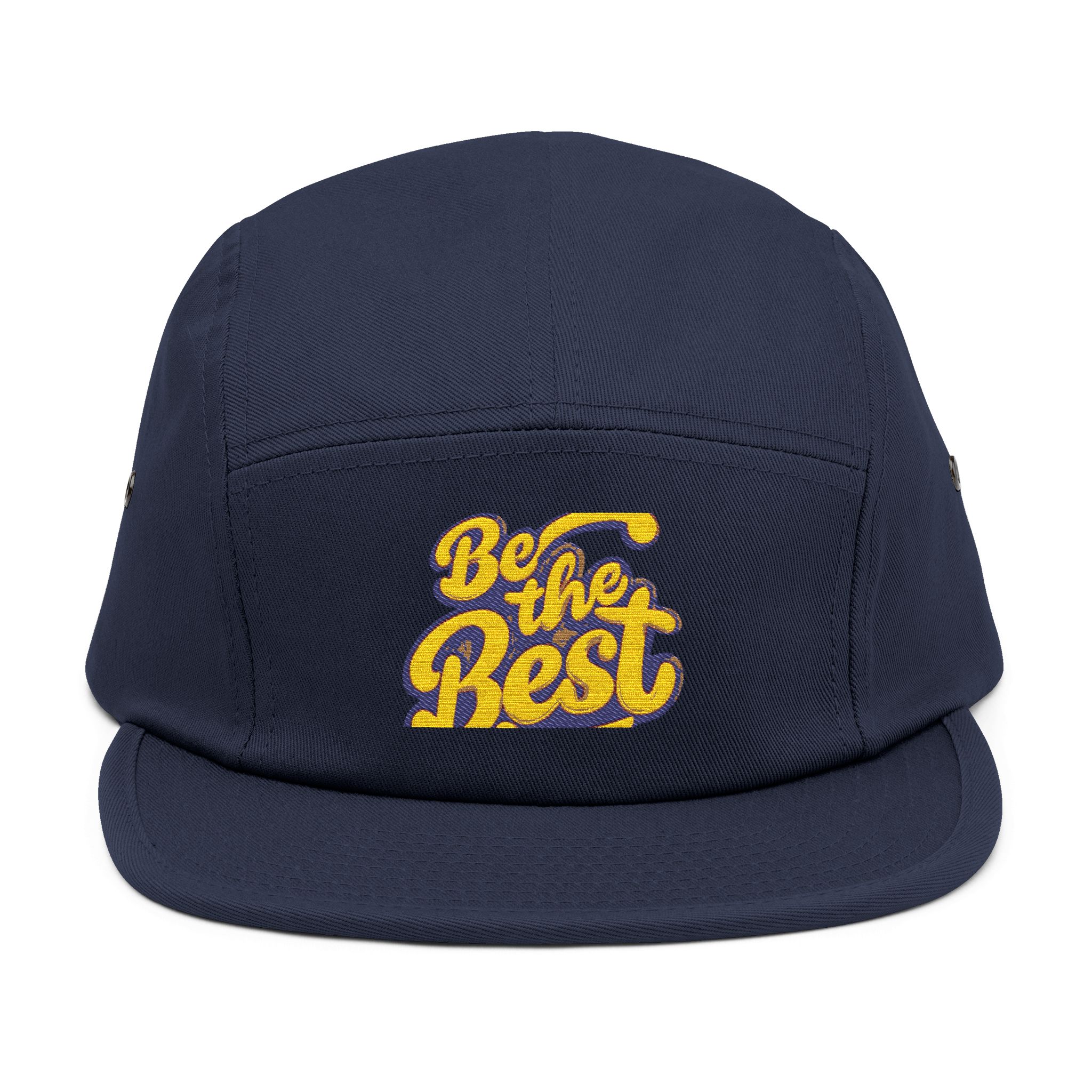 10034478067674597316_2048-1.jpeg Casquette brodée — Logo « Be Your Best », en coton, style camper – Image 2