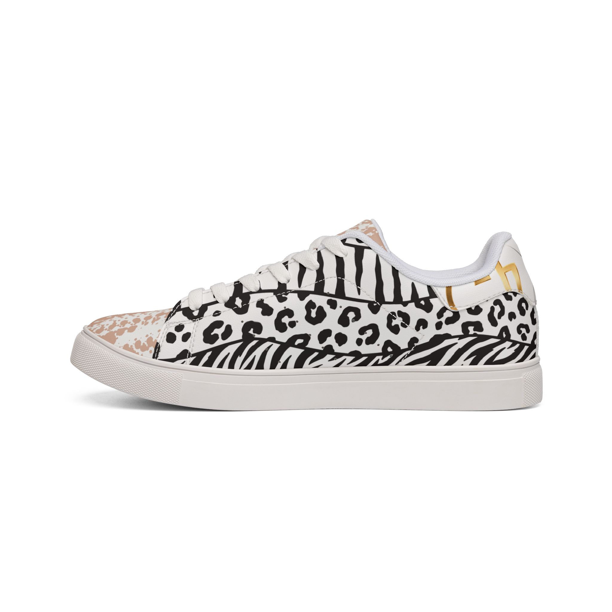 11347507599863143804_2048.jpeg Baskets en cuir homme à imprimé animal – Image 4