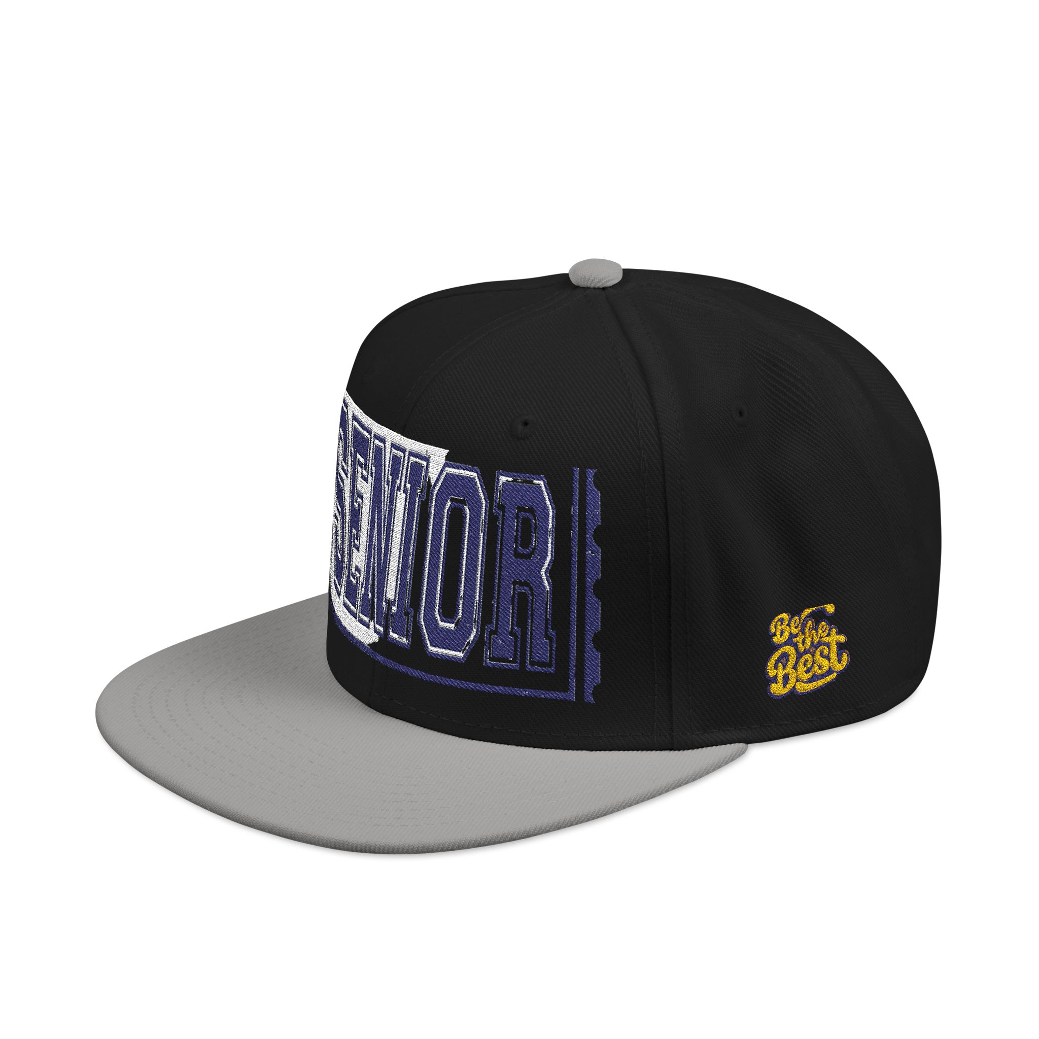 11996047443420797087_2048.jpeg Casquette — Design « SENIOR» en lettres épaisses avec logo latéral – Image 41