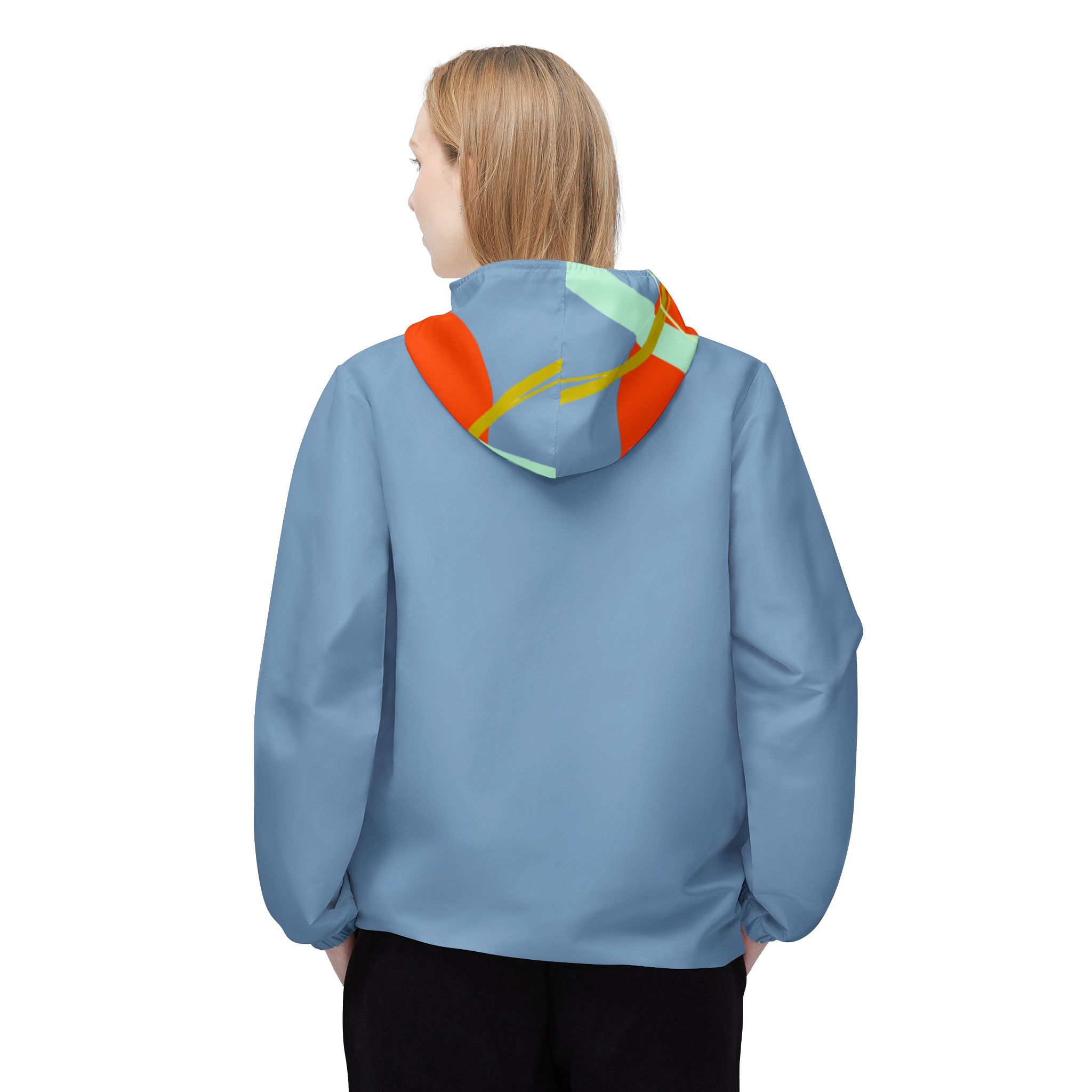 13790082359007234193_2048-1.jpeg Veste coupe-vent artistique bleue – Image 4