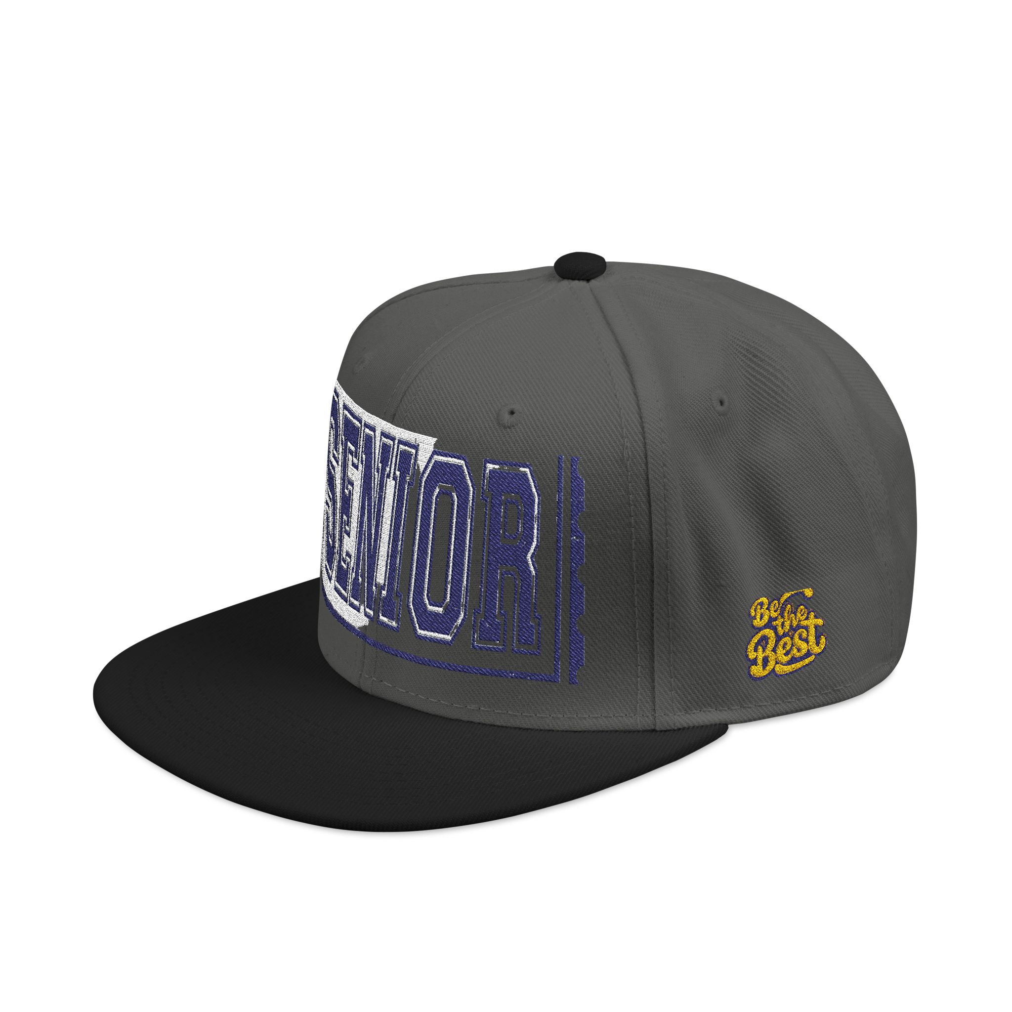15083097729427911931_2048.jpeg Casquette — Design « SENIOR» en lettres épaisses avec logo latéral – Image 5