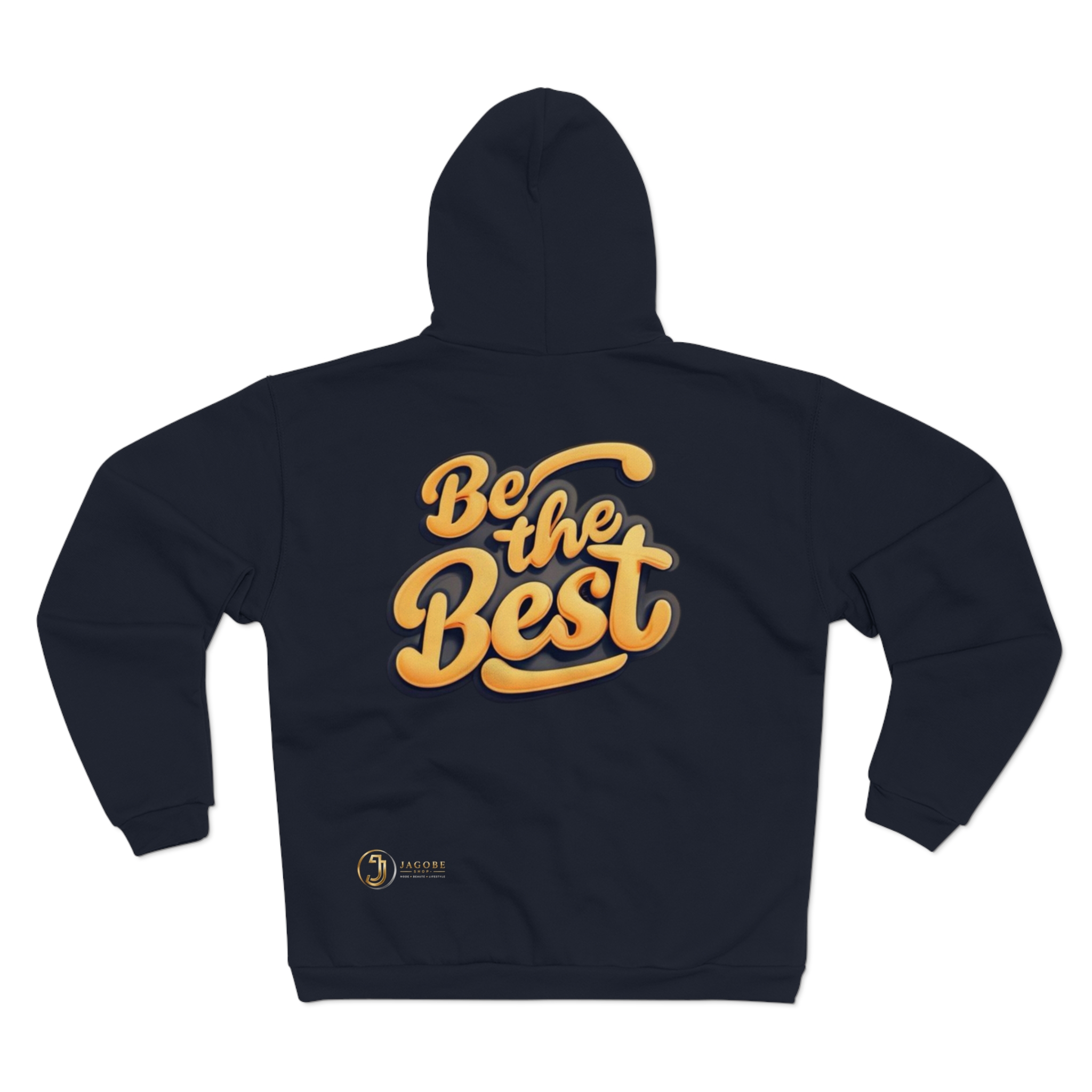 16766504333003568450_2048.jpeg Sweat à capuche zippé « Be the Best » – Basketball & Statue de la Liberté – Image 2