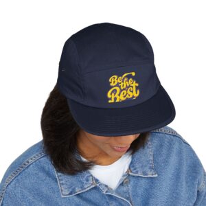 Casquette brodée — Logo « Be Your Best », en coton, style camper