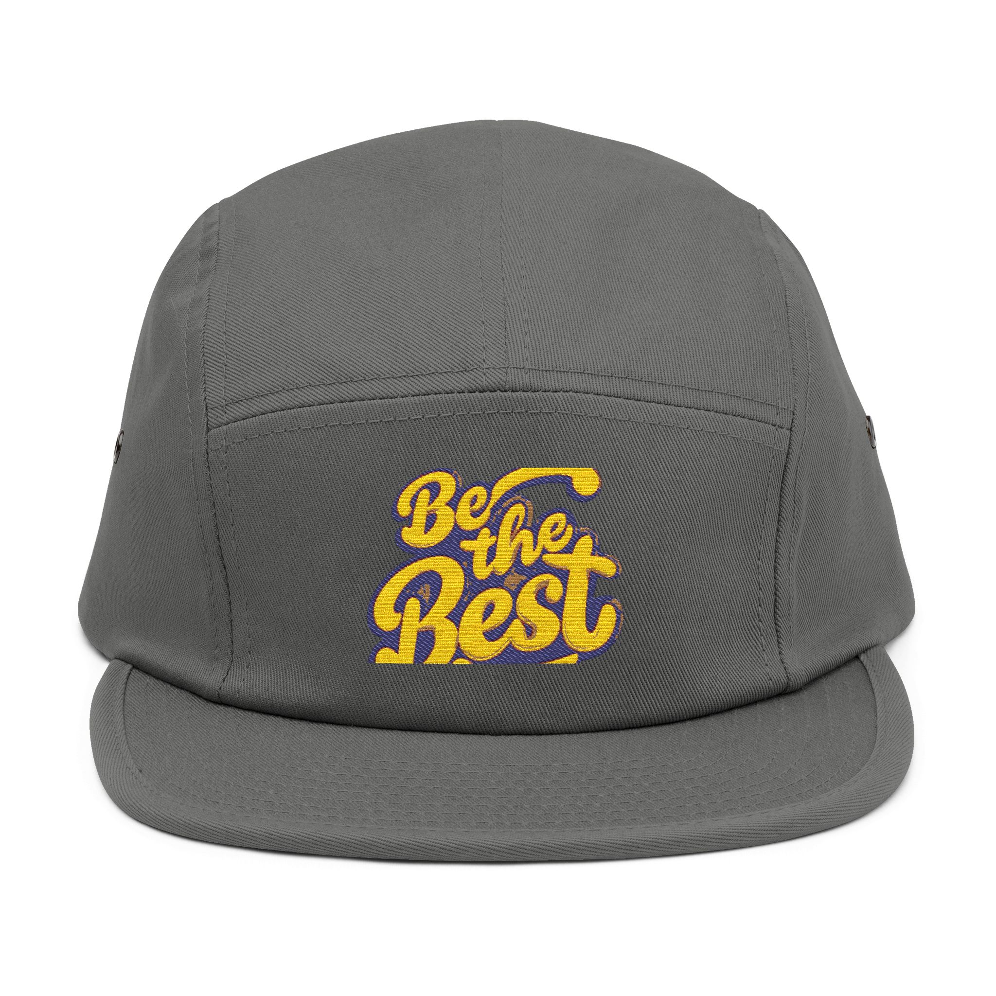 17360200548668362240_2048-1.jpeg Casquette brodée — Logo « Be Your Best », en coton, style camper – Image 17