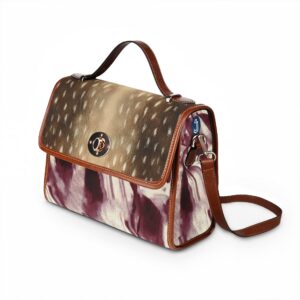 Sac en Toile Imperméable - Sac à Bandoulière avec Motif Cerf Rustique