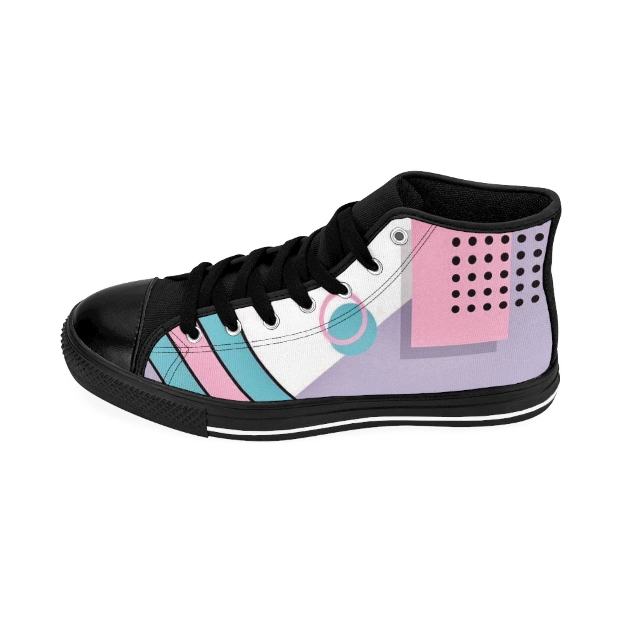 18307326984969100969_2048-1.jpeg Baskets montantes rétro - Géométriques pour femme – Image 4