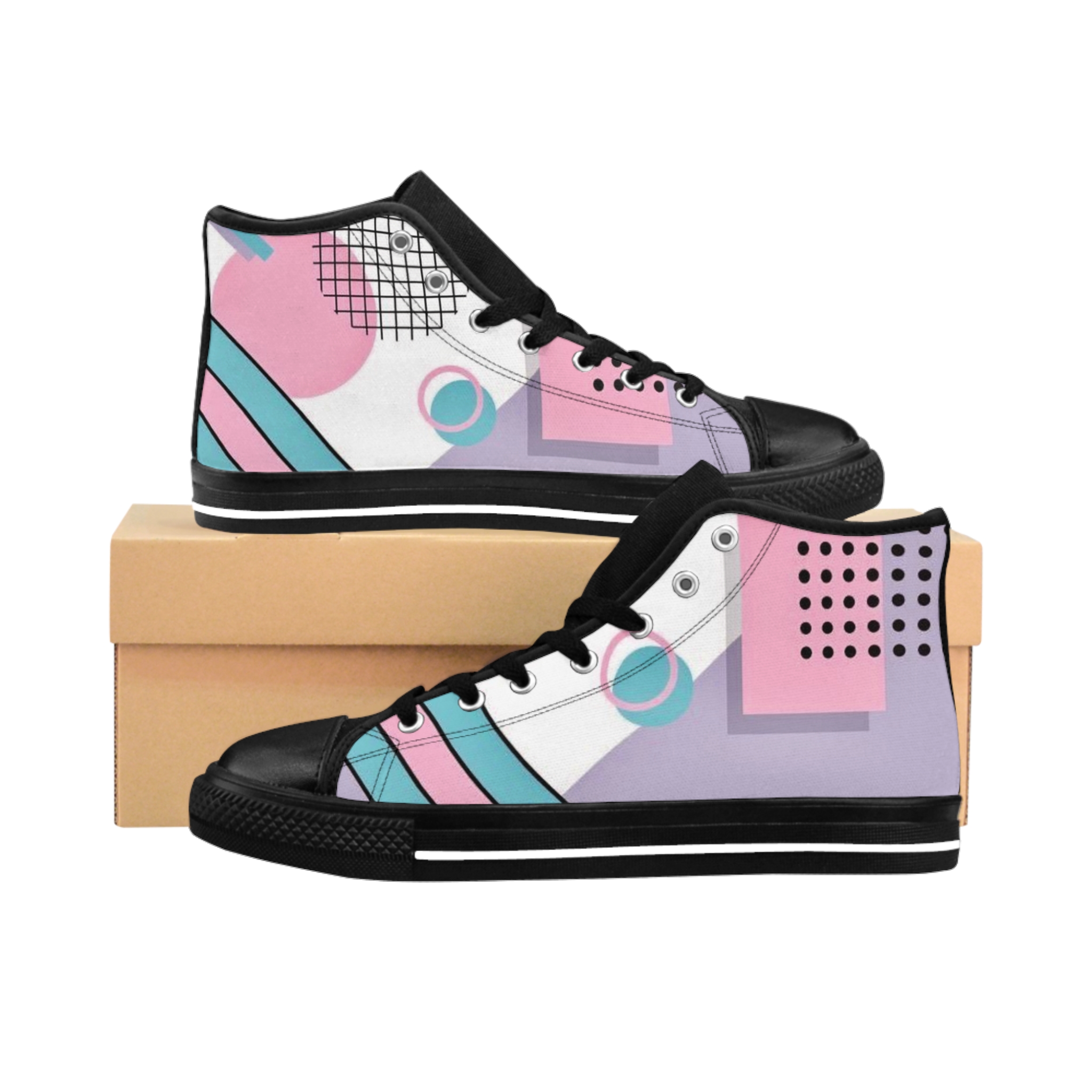 2278056285499229235_2048-1.jpeg Baskets montantes rétro - Géométriques pour femme