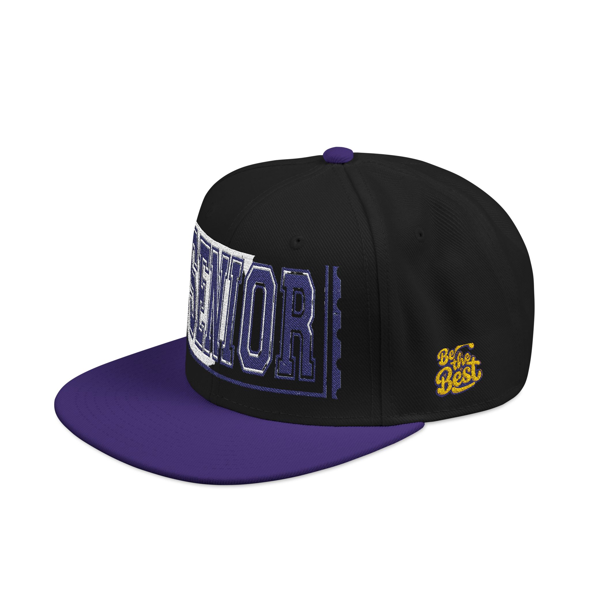 2522163705902469439_2048.jpeg Casquette — Design « SENIOR» en lettres épaisses avec logo latéral – Image 29