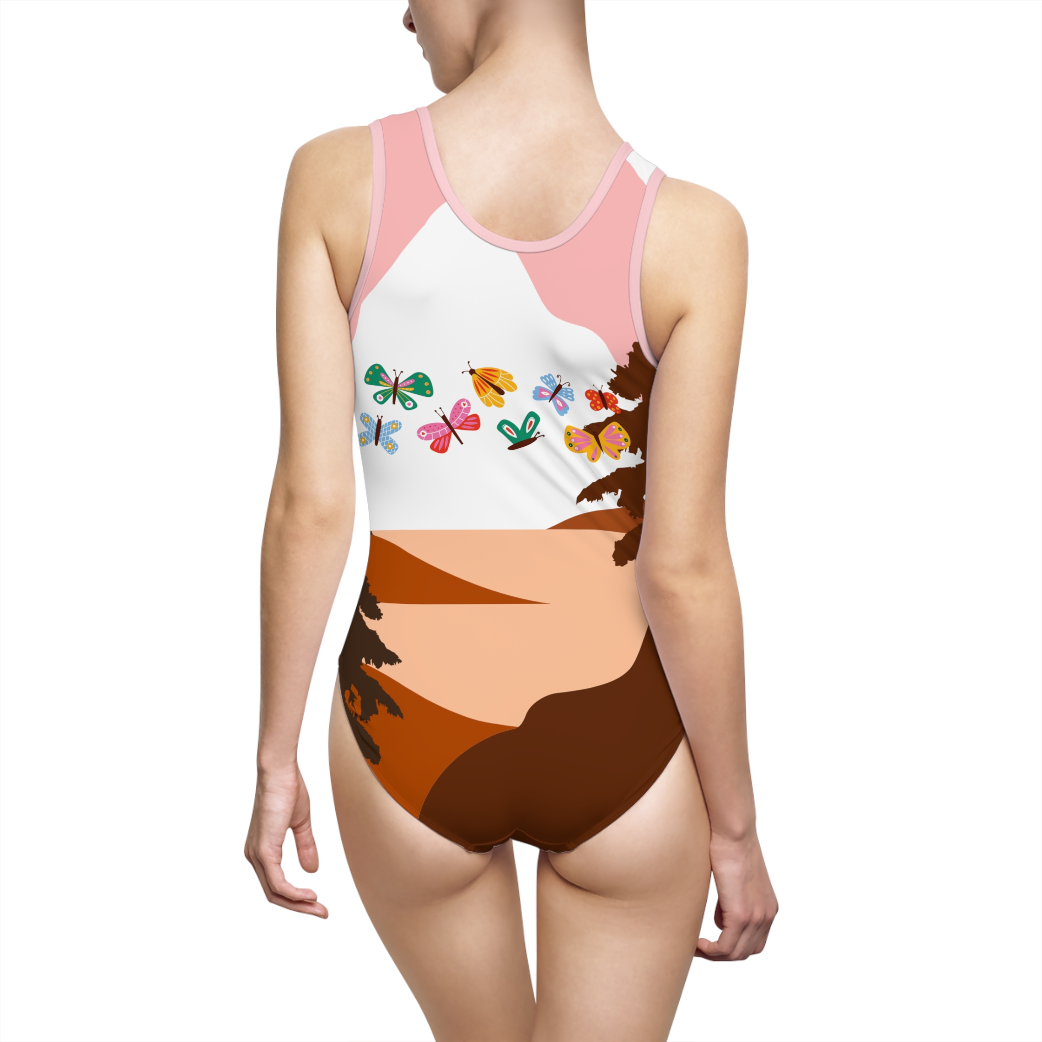 584165961978948749_2048.jpeg Maillot de bain une pièce - papillon au coucher de soleil – Image 38