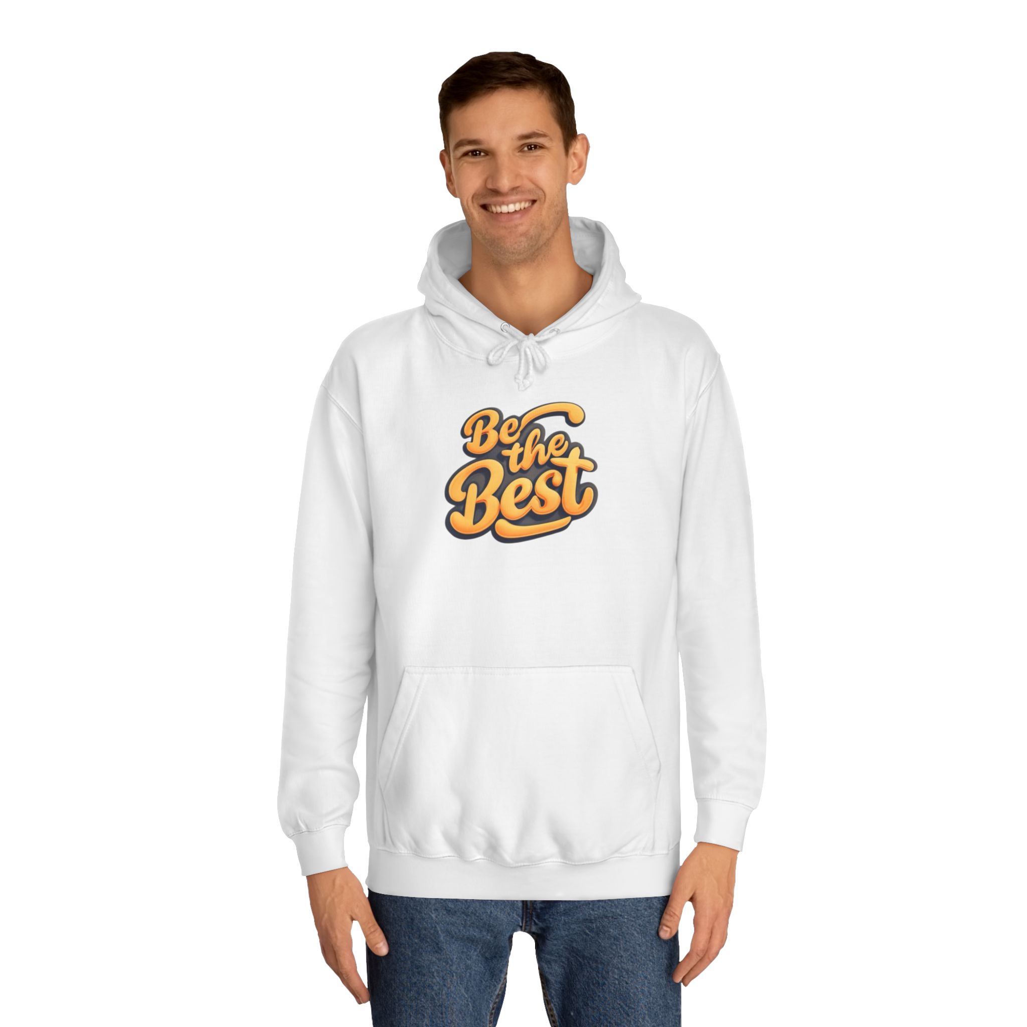7780162340589545047_2048.jpeg Sweat à Capuche « Be the Best » - Hommes et Femmes – Image 7