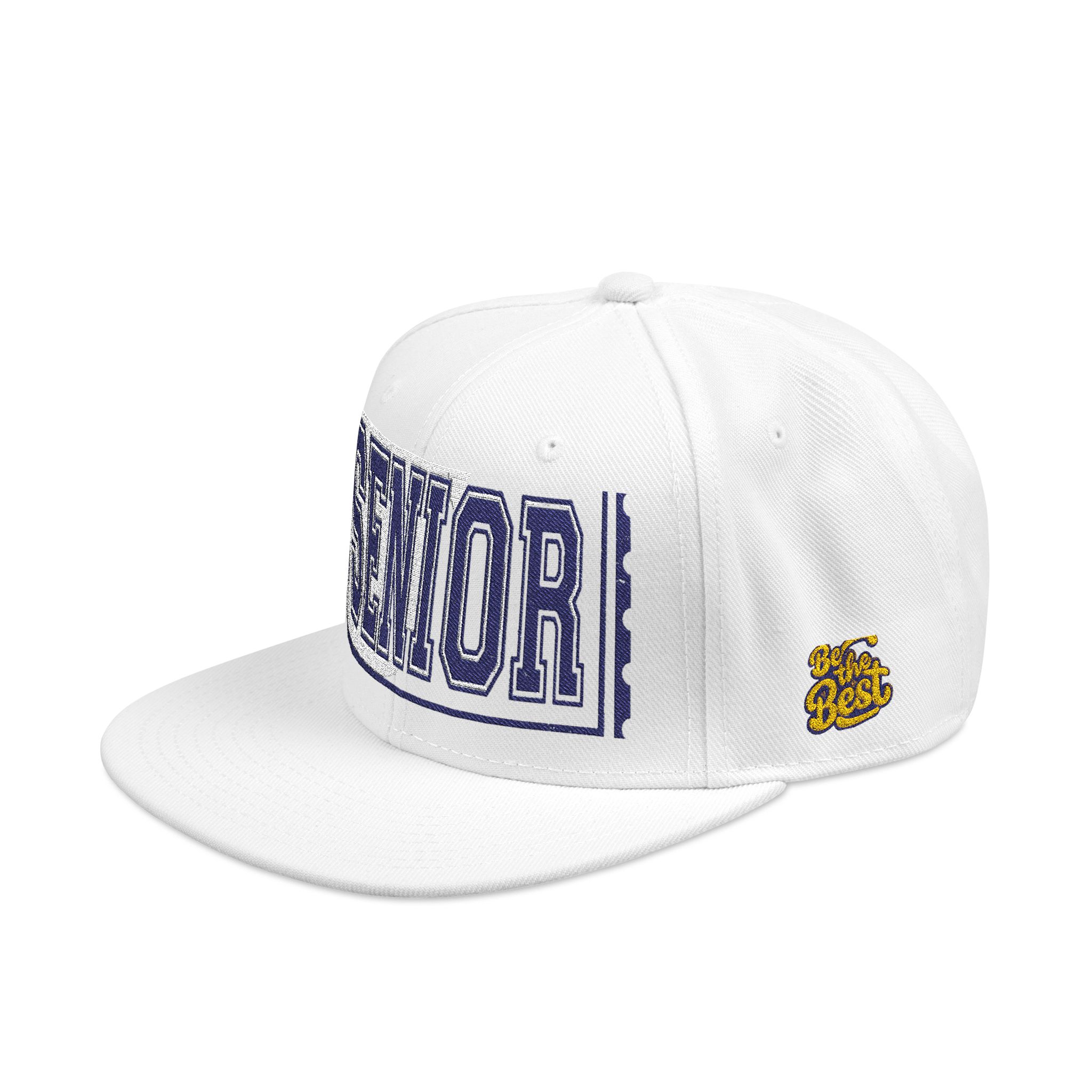 8828929669126590480_2048.jpeg Casquette — Design « SENIOR» en lettres épaisses avec logo latéral – Image 53