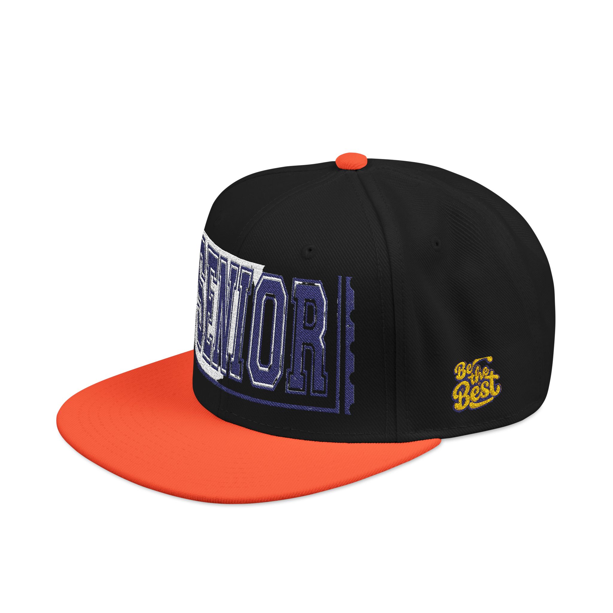 9440953798692784938_2048.jpeg Casquette — Design « SENIOR» en lettres épaisses avec logo latéral – Image 2